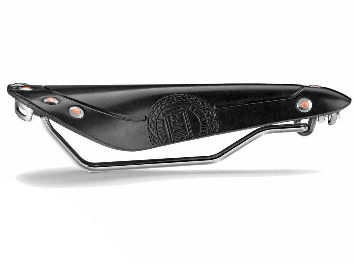 SELLE ITALIA STORICA LEATHER SADDLE - BLACK - Bike Boom