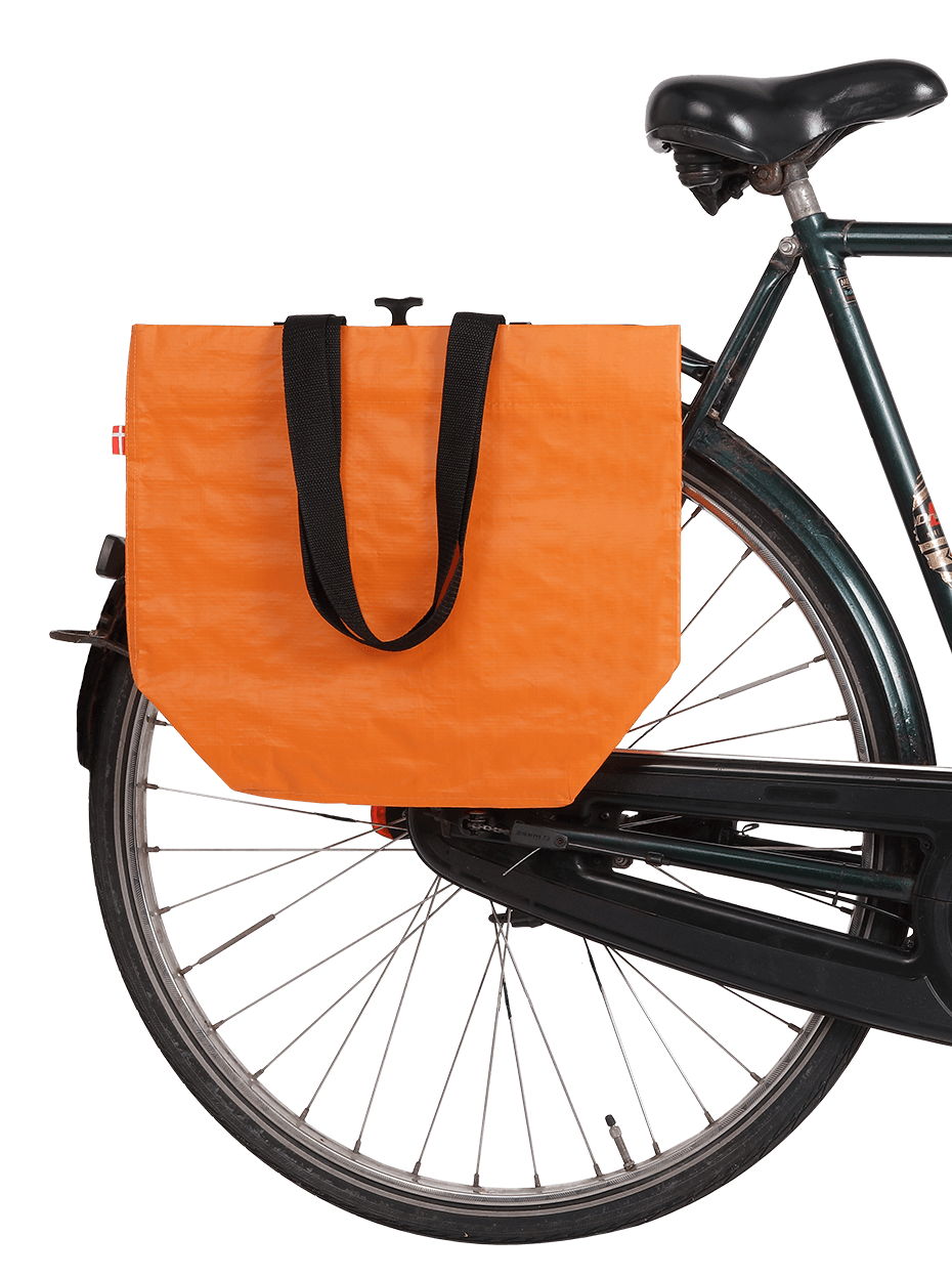 Cobags Bikezac 2.0 - Simply Orange Pannier Bag for Life - Bike Boom