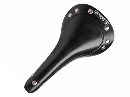 SELLE ITALIA STORICA LEATHER SADDLE - BLACK - Bike Boom