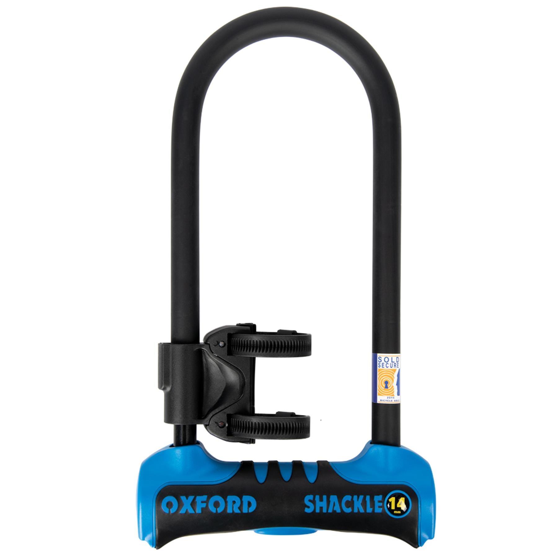 Oxford Shackle 14 U-Lock Sold Secure Gold 320mm - Bike Boom