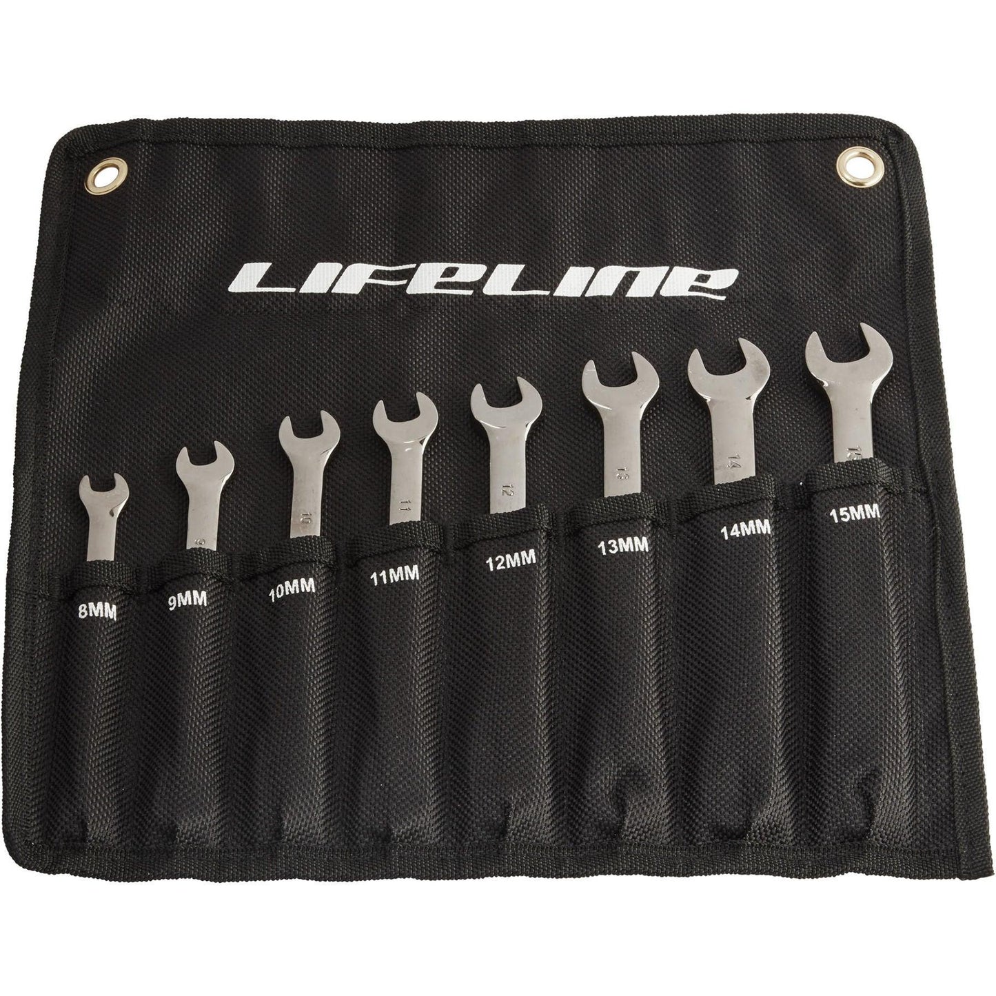 LifeLine CRV Ratchet Spanner Set 8mm - 15mm - Bike Boom