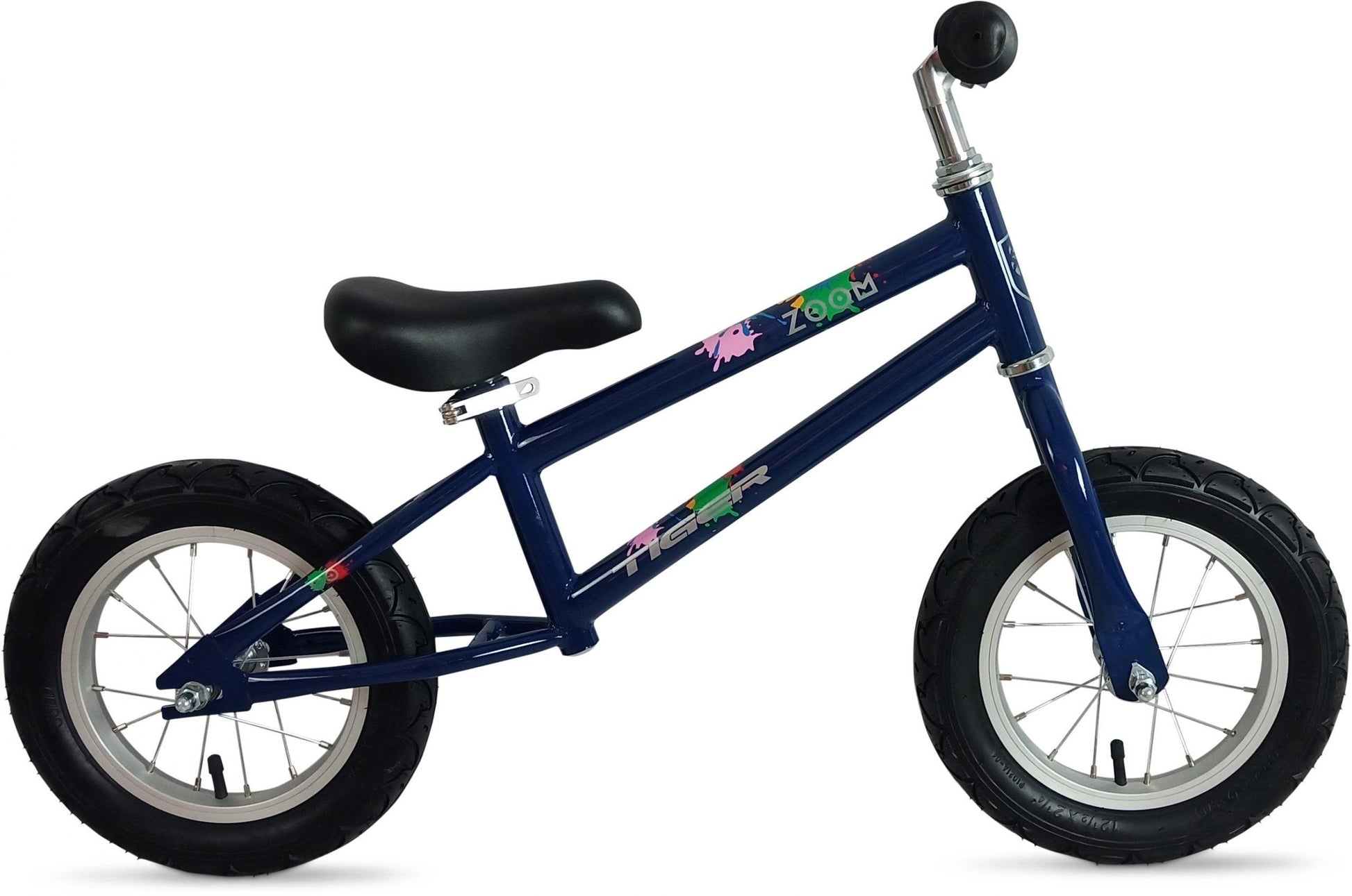 Tiger Zoom Balance Bike - Orange Pink Blue Green Red - Bike Boom