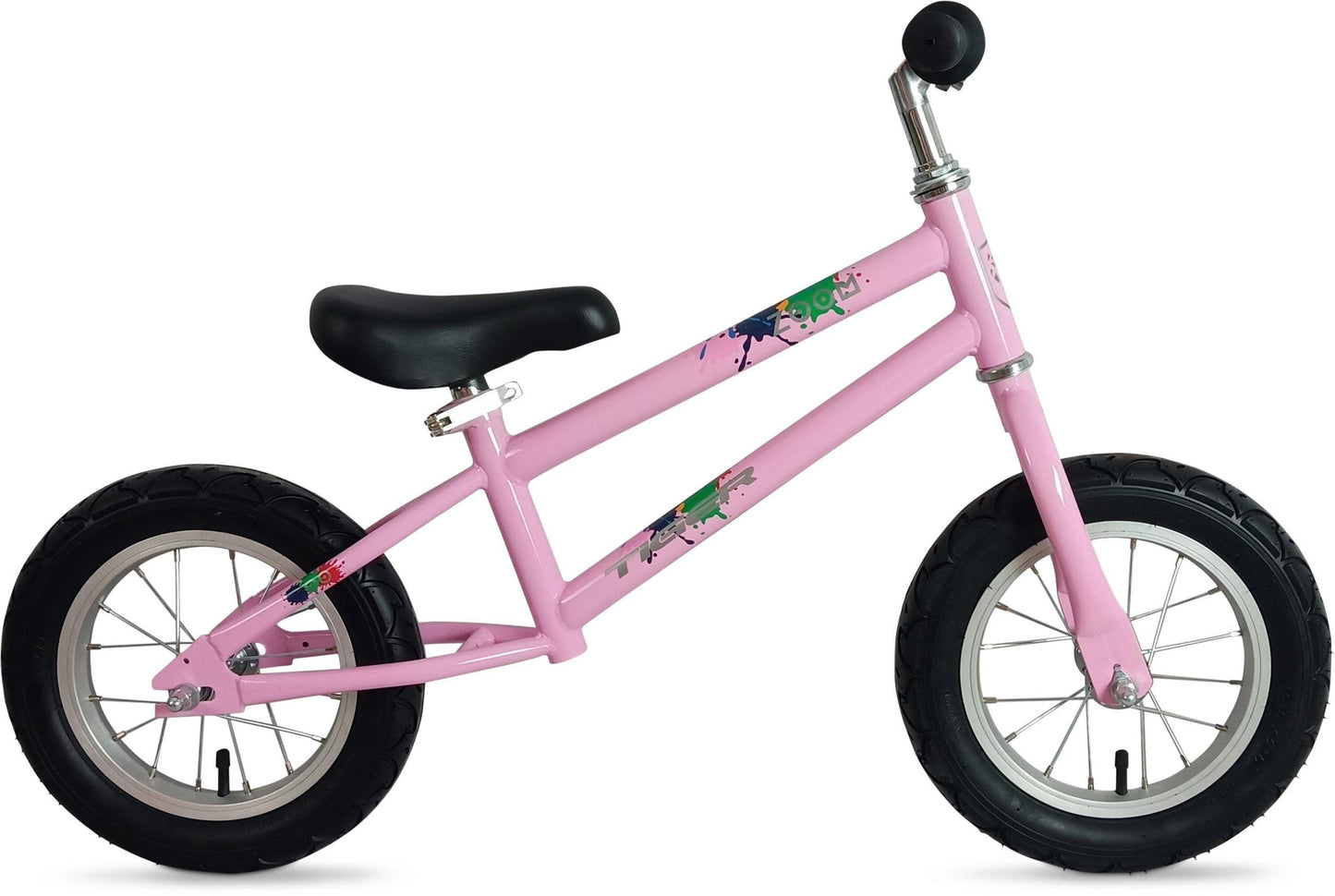 Tiger Zoom Balance Bike - Orange Pink Blue Green Red - Bike Boom