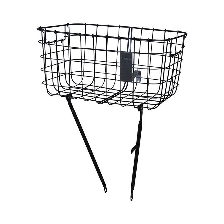 Basil Robin Bicycle Front Basket - Black - Bike Boom