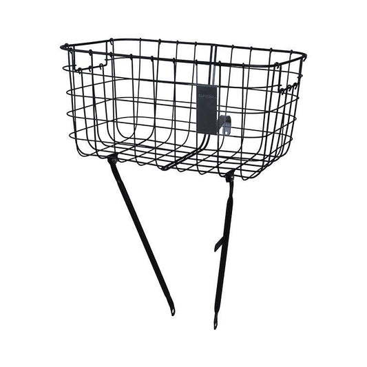 Basil Robin Bicycle Front Basket - Black - Bike Boom