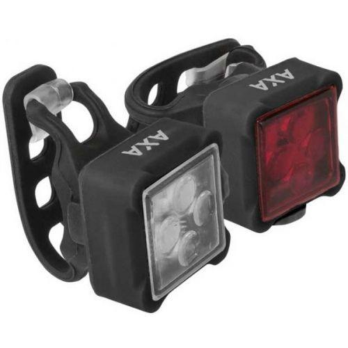 AXA NITELINE 44 NS - Set of front and rear bike lights - Bike Boom