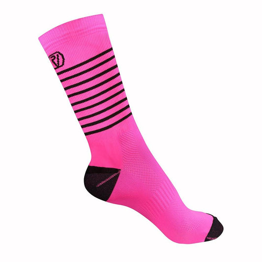 PROVIZ Proviz Classic Stripe cycling socks - Pink - Bike Boom